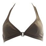 Panos Emporio Delos-1 10 Halterneck. Halterneck överdel i trekantsmodell med lätt vaddering. Spänne framtill som håller ihop kuporna, knytning i...